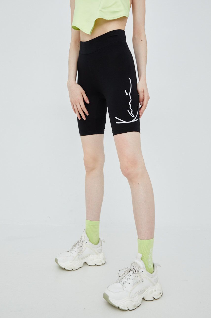 Къси панталони Karl Kani Signature Cycling Shorts Черно | KKWQ22003BLK, 0