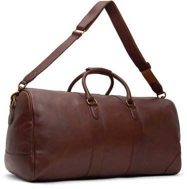 Чанта за пътуване Polo by Ralph Lauren Ralph Lauren Heritage Leather Duffle Bag Кафяво | 405946034001, 2