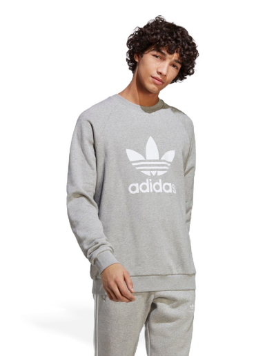 Суитчър adidas Originals Adicolor Classics Trefoil Crewneck Сиво | IA4857