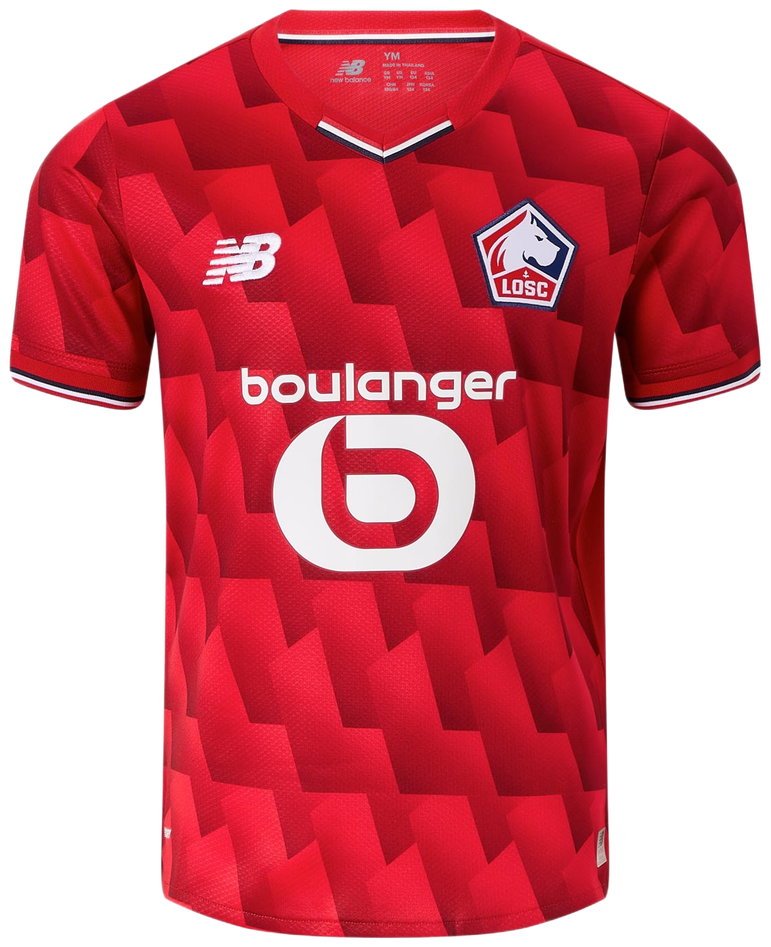 Фланелка New Balance LOSC Lille Home Jersey 2025/26 Kids Червено | jt230454-hme, 0