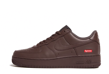 Кецове и обувки Nike Supreme x Air Force 1 Low "Baroque Brown" Кафяво | CU9225-200, 4