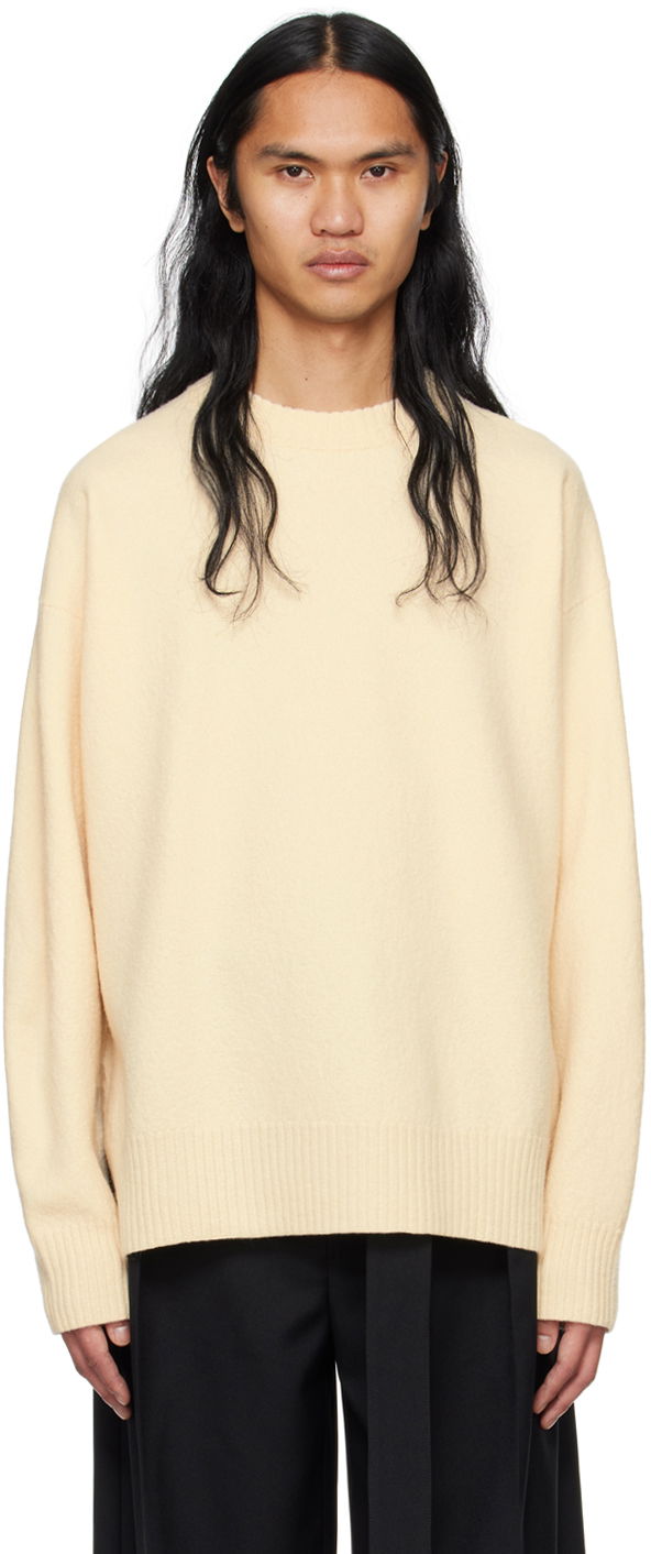 Пуловер Jil Sander Oversized Sweater Бяло | J21GP0003_J14603