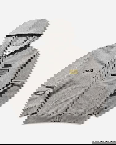 Суитчър Maison Margiela Margiela Six Ready When Worn Label Patch Zip Hoodie Сиво | SH0HG0007 853M, 1