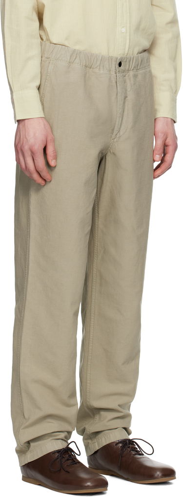 Панталони NORSE PROJECTS Norse Projects Ezra Relaxed Cotton Linen Trousers Бежово | N25-0420, 1