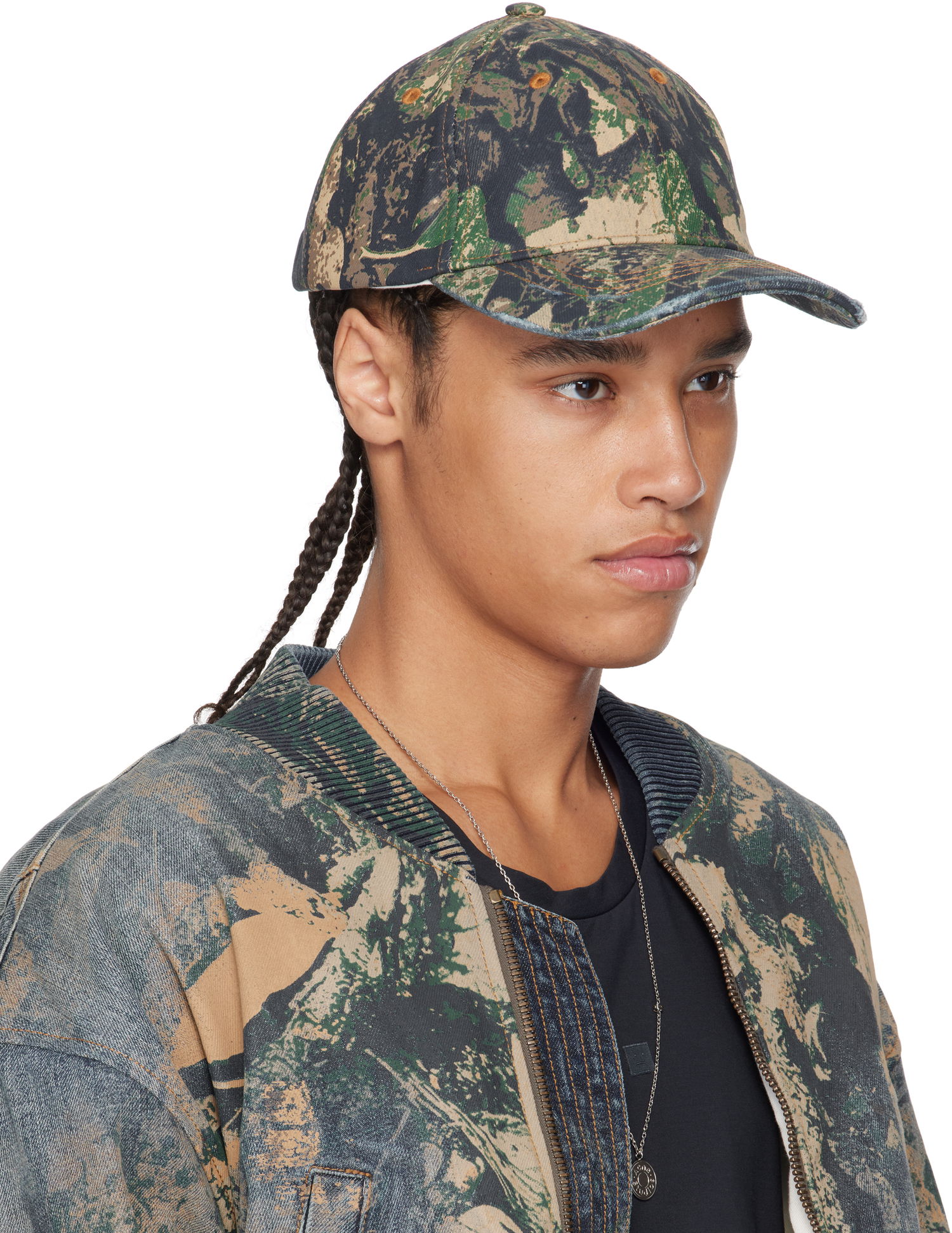 Шапка с козирка Acne Studios Acne Studios Cotton Ripstop Baseball Cap Многоцветен | C40403-, 1