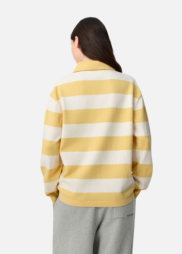 Пуловер AXEL ARIGATO Frey Striped Long-sleeved Polo Sweater Многоцветен | A3315003, 6