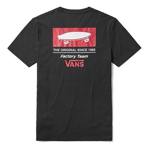 Тениска Vans Vans Factory Team Skateboard Short Sleeve T-Shirt Черно | VN0A3ZO7BLK, 0