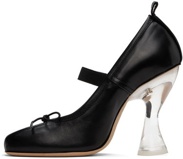 Кецове и обувки Simone Rocha Simone Rocha High Ballerina Heels Черно | HH4 0799, 2