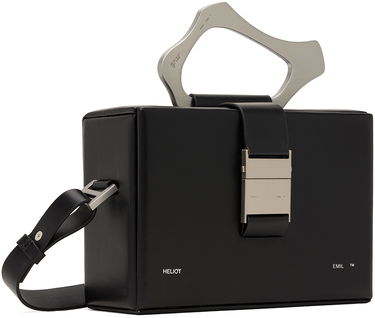 Дамска чанта HELIOT EMIL Solely Box Bag with Metallic Handle Черно | HE_15_41_L03_BLK01, 1