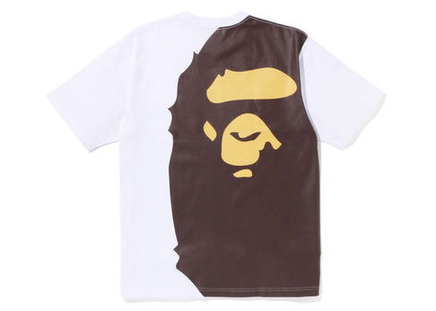 Тениска BAPE Giant Ape Head Relaxed Fit Tee Бяло | 1I80-109-002, 0