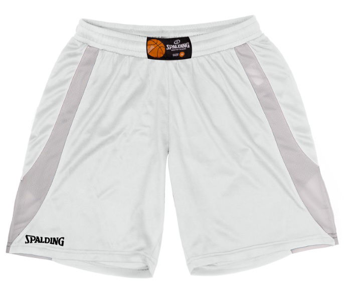 Къси панталони Spalding Spalding Jam Shorts Бяло | 40221005-whitesilvergrey