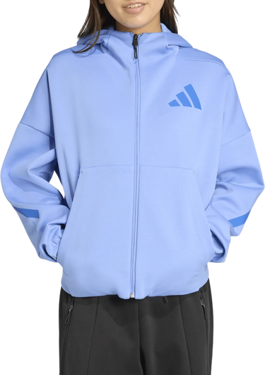 Суитчър adidas Performance Sportswear Z.N.E. Full-Zip Hoodie Синьо | jw5319, 0