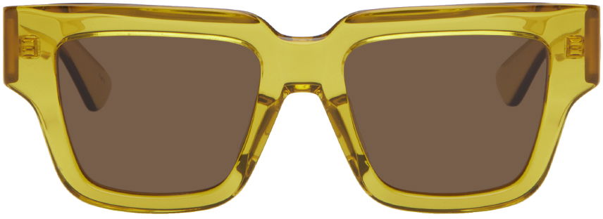 Слънчеви очила Bottega Veneta Square Sunglasses Жълто | BV1276S, 0