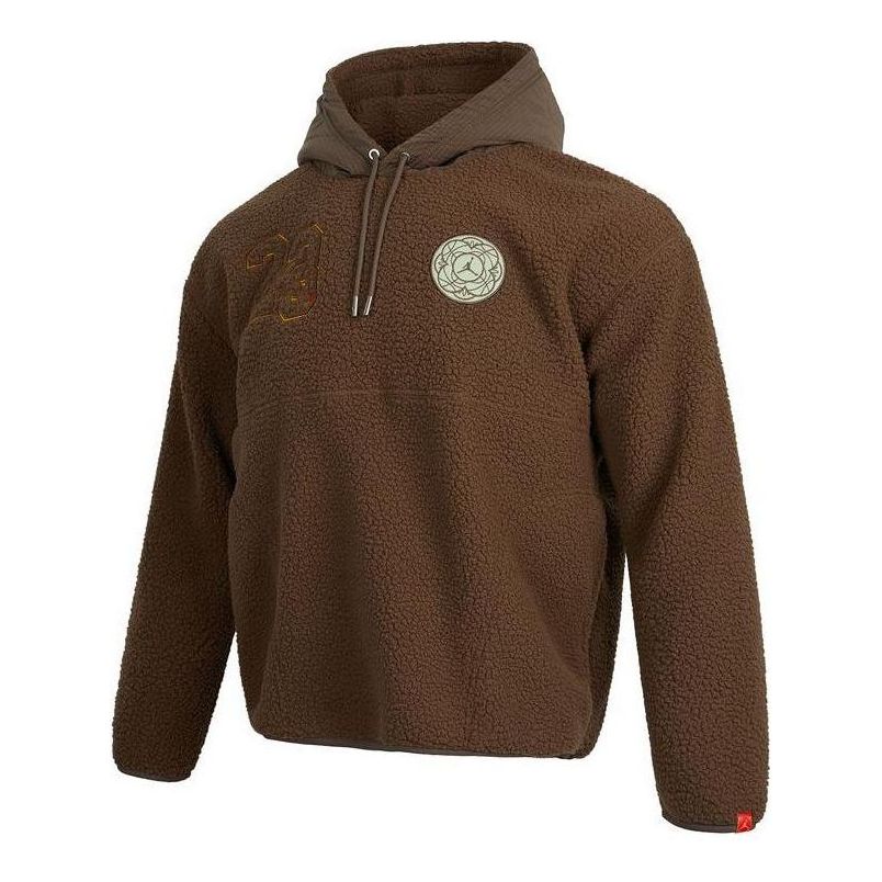 Суитчър Jordan Air Jordan Year Of The Rabbit CNY Series Polar Fleece Drawstring Hoodie Кафяво | FB1451-274, 0