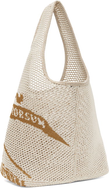 Чанта през рамо Burberry Burberry EKD Large Crochet Tote Бежово | 8109369, 2