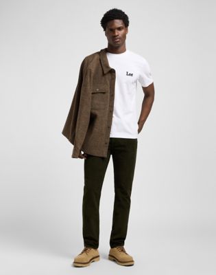 Панталони Lee Rider Slim Corduroy Pants 38x34 Зелено | 112370641, 1