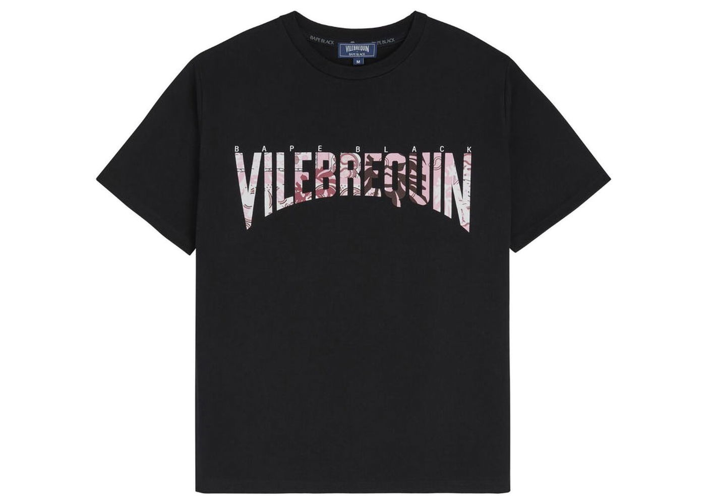 Тениска BAPE BLACK x Vilebrequin Logo Tee Черно | 1I23-110-915, 0