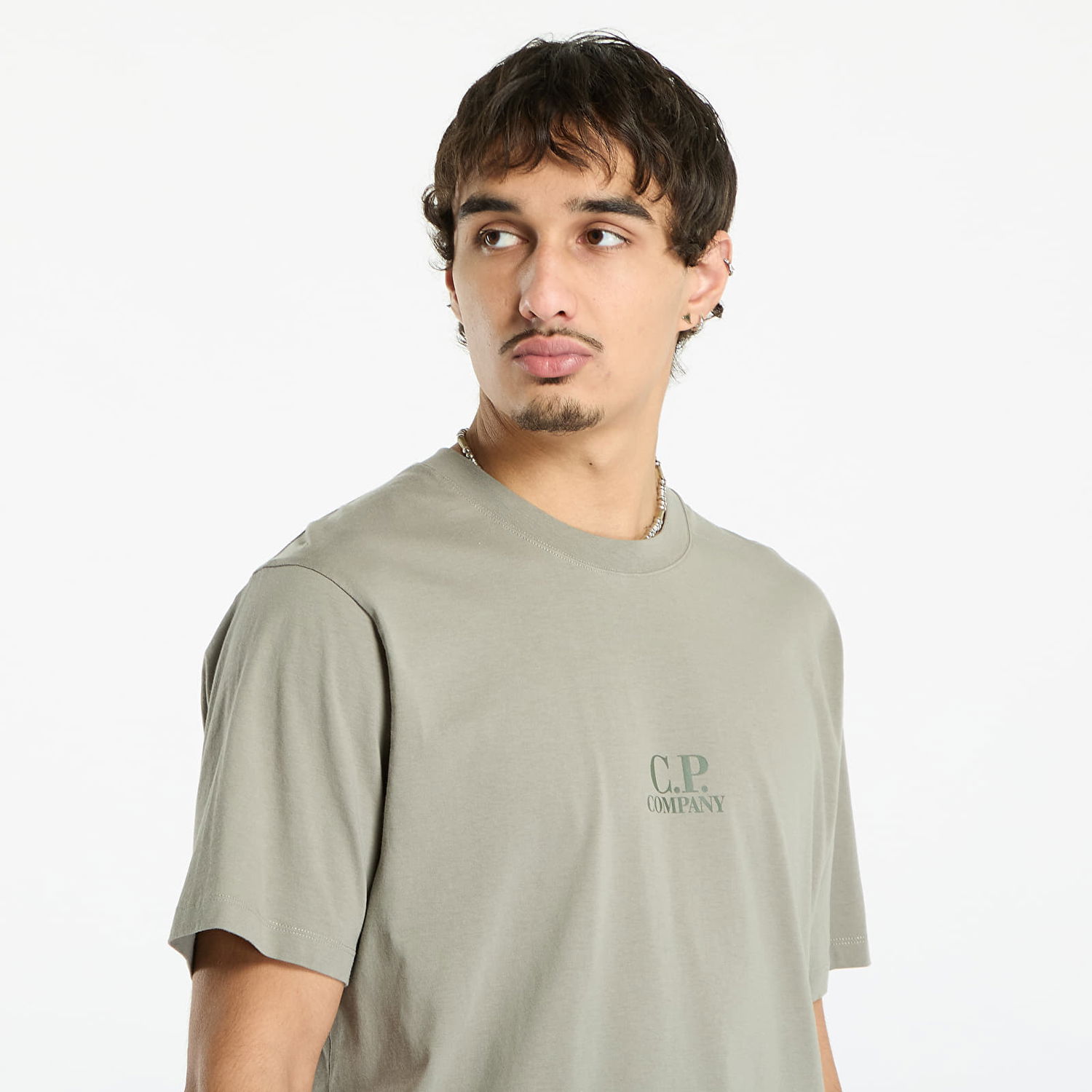 Тениска C.P. Company C.P. Company 30/1 Jersey British Sailor Short Sleeve Logo T-Shirt Зелено | 19CMTS106A006586W-356, 1
