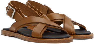 Грижа за обувките A.P.C. A.P.C. Lou Sandals Кафяво | PXBVG-F51089, 3