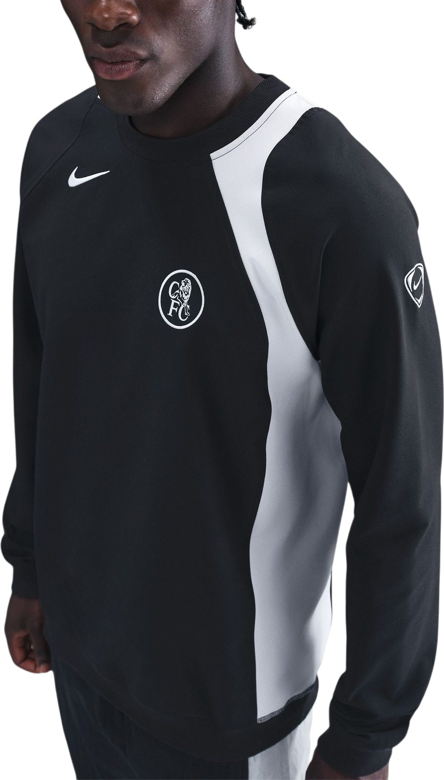 Суитчър Nike Chelsea FC Total 90 Soccer Crew-Neck Top Черно | hq9776-010, 0