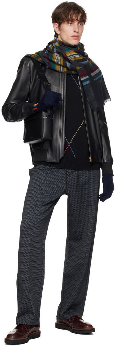 Ръкавици Paul Smith Paul Smith Artist Stripe Knit Gloves Тъмно синьо | M1A-410AL-M394-47-0, 2