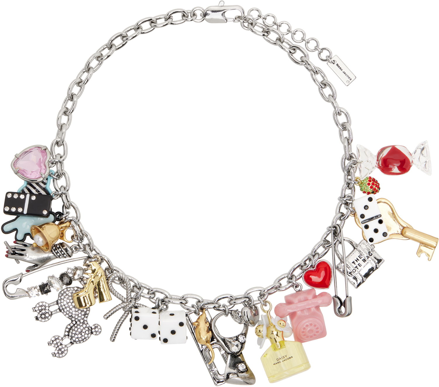 Колие Marc Jacobs Marc Jacobs 'The Sticker Charm Statement' Necklace Металик | 2S5JNC001J61, 0