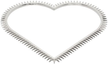 Гривна We11done We11done Spike Heart Arm Cuff Металик | WD-AJ1-23-533-U-SV, 0