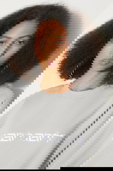 Суитчър Carhartt WIP Sweatshirt with embroidered logo Сиво | I033647.2AXXX, 4