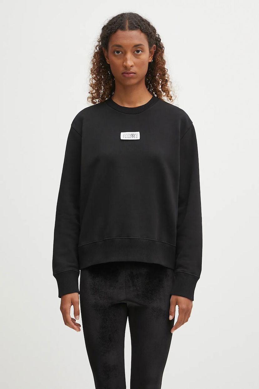 Суитчър Maison Margiela MM6 Maison Margiela Crewneck Sweatshirt Черно | S52GU0247.M25025.900
