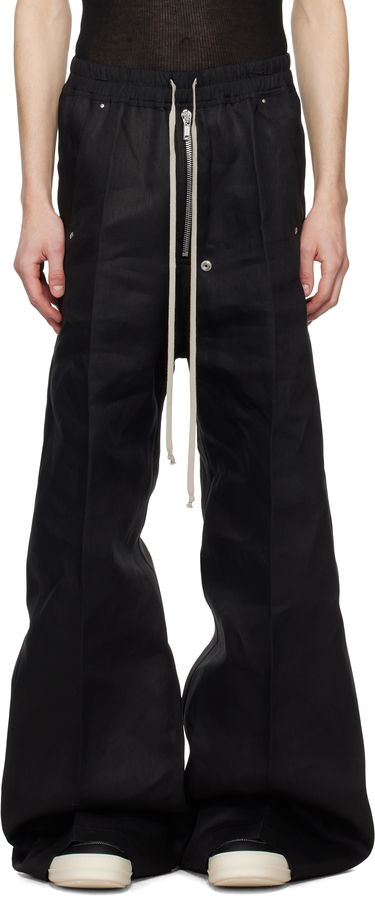 Панталони Rick Owens Rick Owens Hollywood Bela Wide Leg Trousers Черно | RU01E5366 TWL, 0