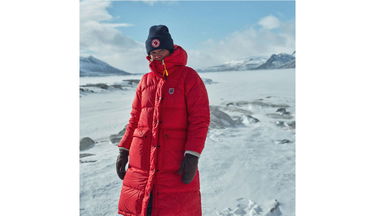 Парка FJÄLLRÄVEN Long Down Parka Червено | F86126-334, 5