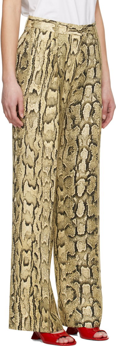 Панталони Dries Van Noten Dries Van Noten Jacquard Wide-Leg Trousers Жълто | 251-010922-1417, 1