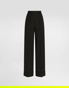 Dolce & Gabbana Pinstripe Bi-stretch Wool Trousers