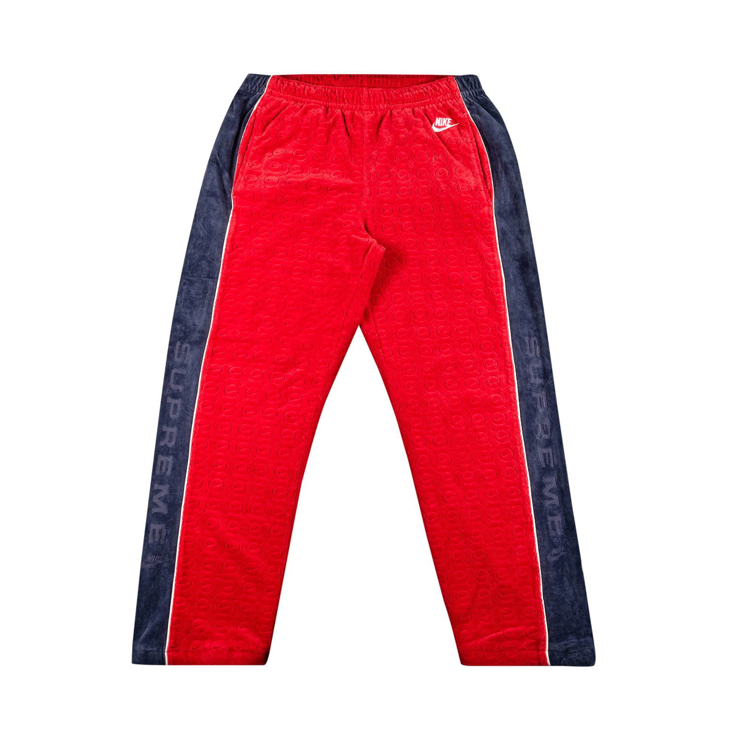 Панталони Supreme Nike x Velour Track Pant Червено | SS21P6 RED, 1