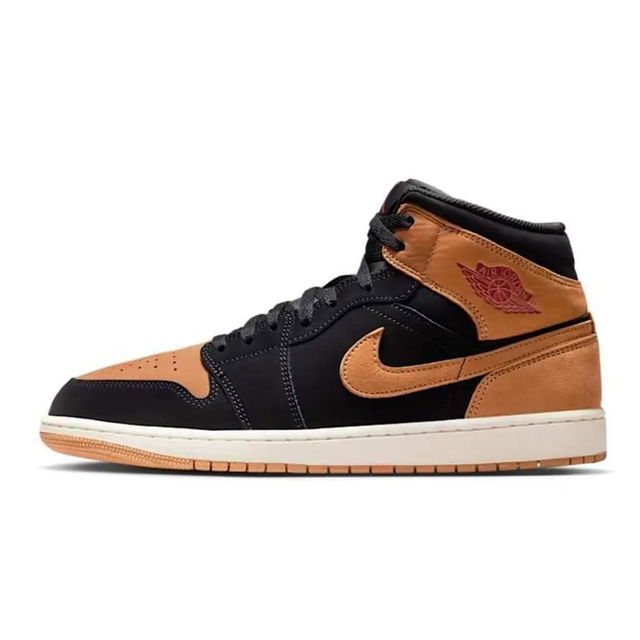 Air Jordan 1 Mid "Black Flax"