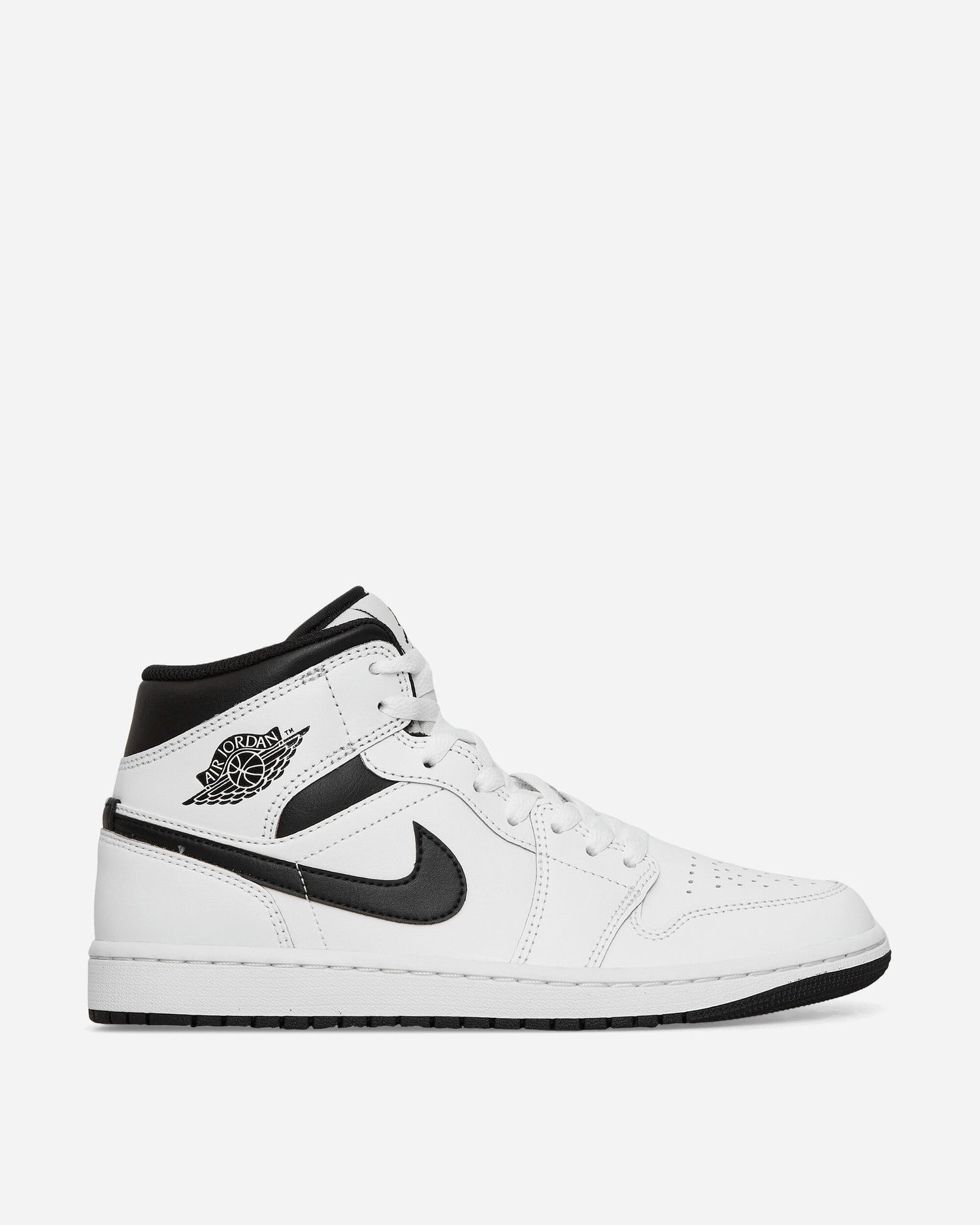 Кецове и обувки Jordan Air Jordan 1 Mid "White Black" Бяло | DQ8426-132, 1