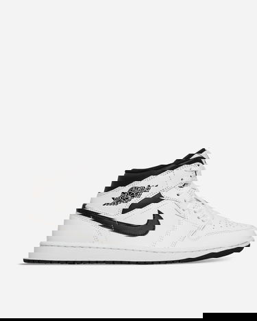 Кецове и обувки Jordan Air Jordan 1 Mid "White Black" Бяло | DQ8426-132, 1