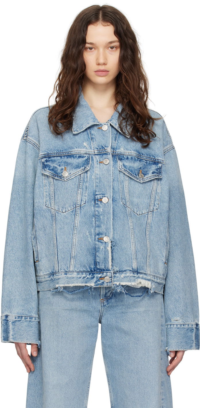 Яке AGOLDE Martika Denim Jacket Синьо | A5024-1254, 0