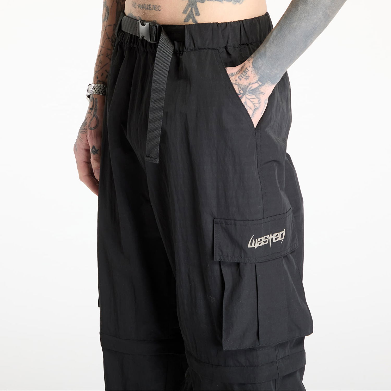 Карго панталони Wasted Paris Wasted Paris Blade Hunter Zip-Off Cargo Pants Черно | WP_000276, 1