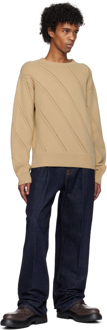 Дънки FERRAGAMO Ferragamo Straight-Leg Jeans Синьо | 780559, 3