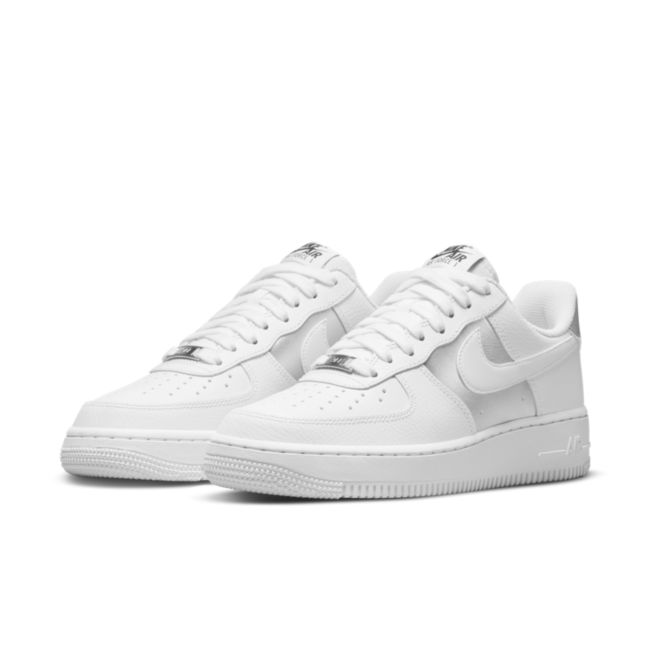 Кецове и обувки Nike Air Force 1 '07 "Metallic Silver" W Бяло | DD8959-104, 1