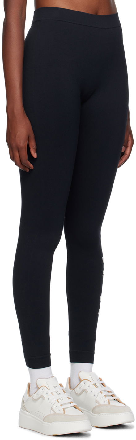 Клинове Max Mara Max Mara Jacquard Leggings Черно | 2398160133600, 1