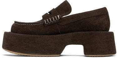 Кецове и обувки JW Anderson JW Anderson Suede Platform Loafers Кафяво | FW0169-LA0240, 2