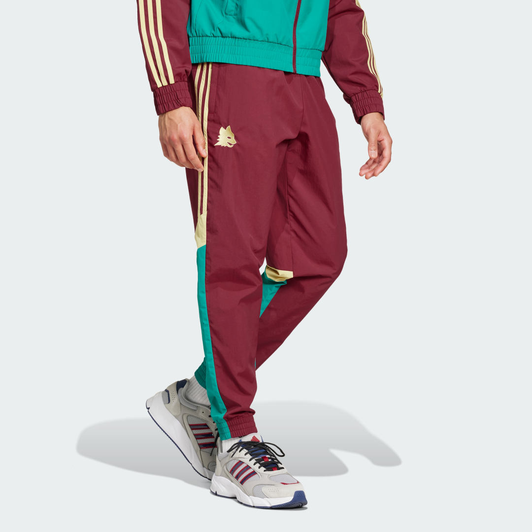 Спортни панталони adidas Performance AS Roma Seasonal Track Pants Бургунди | IT3864, 0