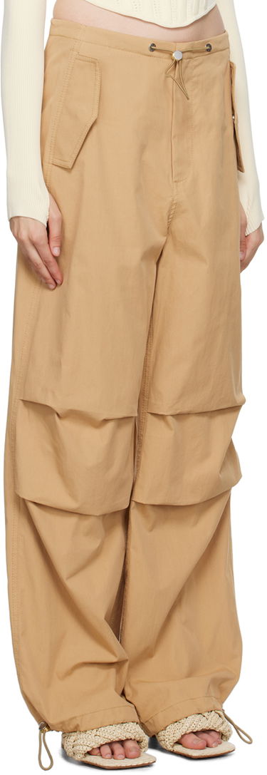 Карго панталони Dion Lee Elasticized Cargo Trousers Бежово | C2100P23, 1