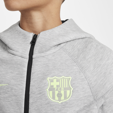 Суитчър Nike FC Barcelona Tech Fleece Full-Zip Hoodie Сиво | FN8500-065, 4