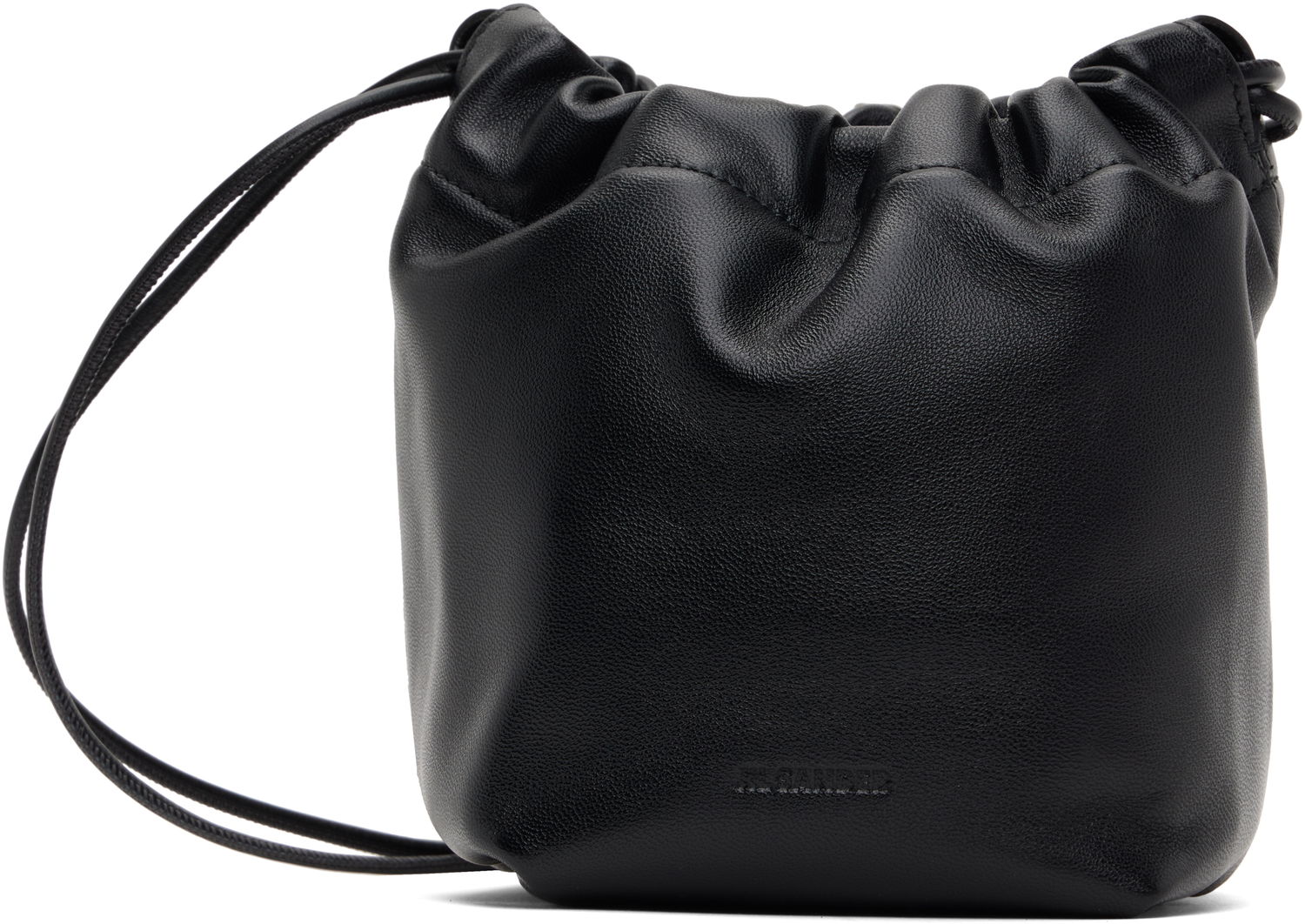 Дамска чанта Jil Sander Jil Sander Dumpling Small Drawstring Bag Черно | J07WG0090_P7365, 0