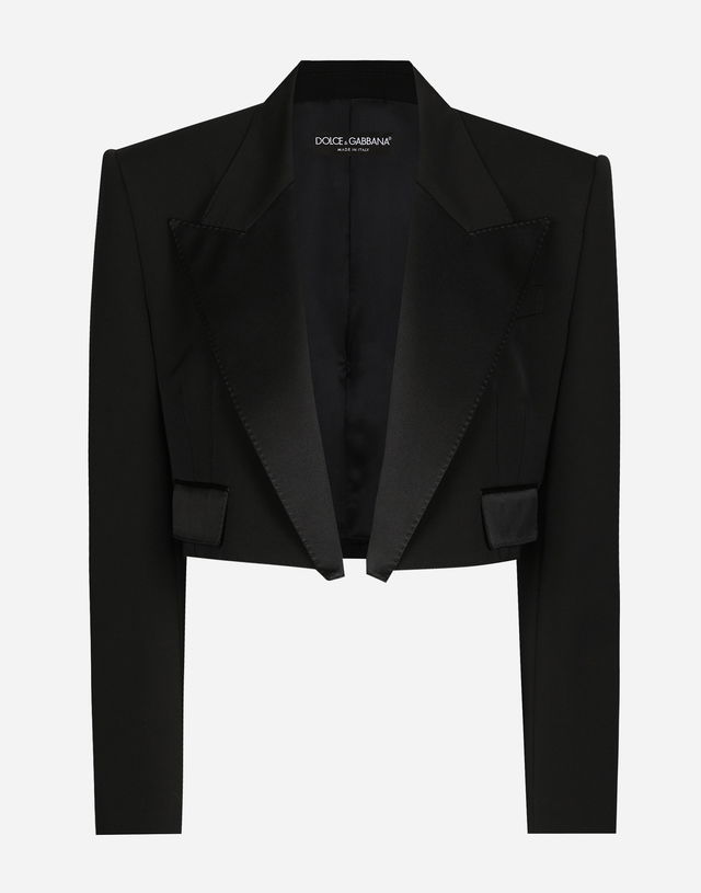 Gabardine Tuxedo Jacket