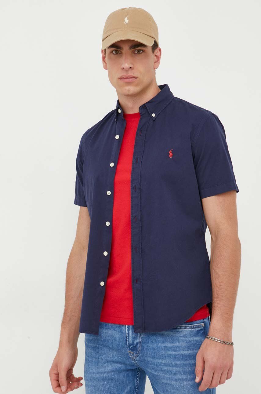 Риза Polo by Ralph Lauren Button-down Shirt Тъмно синьо | 710914495, 0