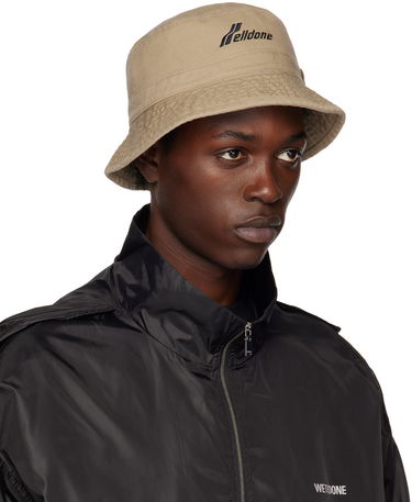 Шапка We11done Washed Logo Bucket Hat Бежово | WD-AH3-22-426-U-BG, 1